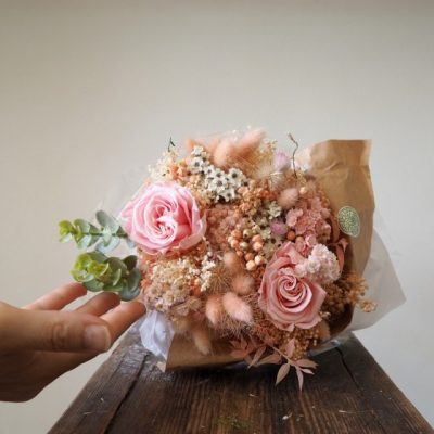 Bouquet de fleurs stabilisées BATIGNOLLES